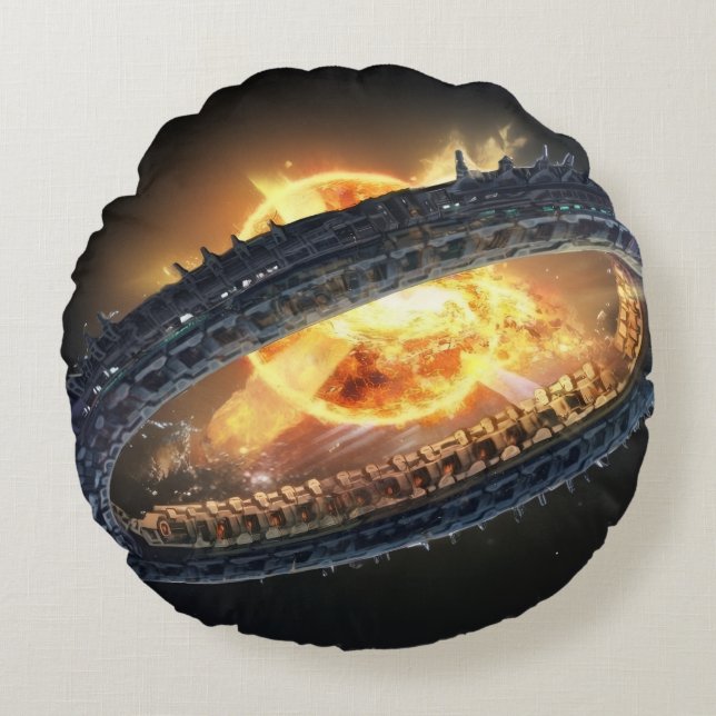 Sun-Killer Weapon Pillow Rundes Kissen (Vorderseite)