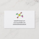 Sun-Kinder Visitenkarte (Rückseite)