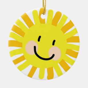 Sun-Kinderzeichnen Keramikornament