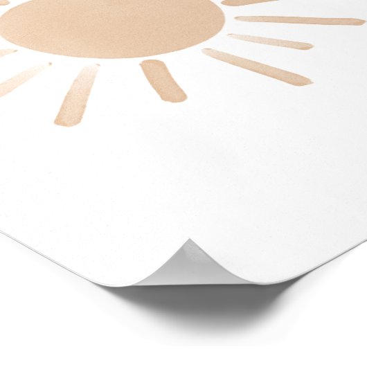 Sun-Kinderzimmer Poster (Ecke)