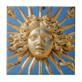 Sun King am Goldenen Tor zum Schloss Versailles Fliese
