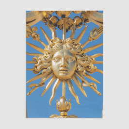 Sun King am Goldenen Tor zum Schloss Versailles Seidenpapier
