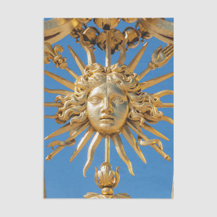 Sun King am Goldenen Tor zum Schloss Versailles Seidenpapier