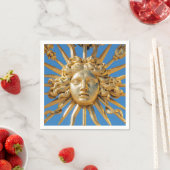 Sun King am Goldenen Tor zum Schloss Versailles Serviette (Beispiel)