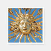 Sun King am Goldenen Tor zum Schloss Versailles Serviette (Vorderseite)