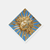 Sun King am Goldenen Tor zum Schloss Versailles Serviette (Ecke)