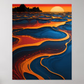 Sun-Kissed Abstraction Poster (Vorne)