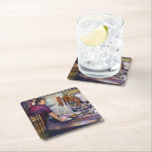 Sun Kissed Chicken, Singapur Rechteckiger Pappuntersetzer (Vor Ort)