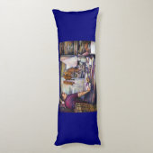 Sun-Kissed Chicken, Singapur Seitenschläferkissen (Rückseite (Vertikal))