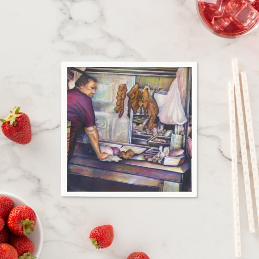 Sun-Kissed Chicken, Singapur Serviette (Beispiel)