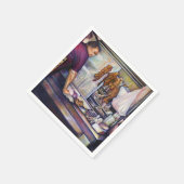 Sun-Kissed Chicken, Singapur Serviette (Ecke)