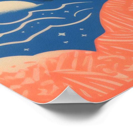 Sun-Kissed Dreams Poster (Ecke)