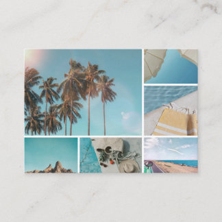 "Sun-Kissed Erinnerungen: Ein Sommerfotomaterial" Begleitkarte