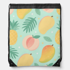 Sun-Kissed Fruits - Tropical Calm DrawString bag Sportbeutel
