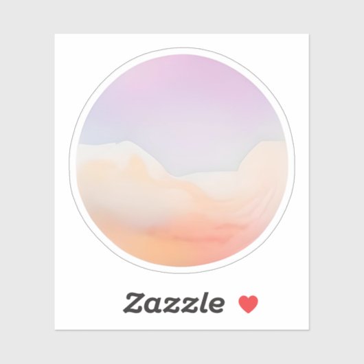 Sun-Kissed Horizon Aufkleber (Blatt)