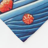 Sun-Kissed Ocean Jam: Festival Moon and Stars Fleecedecke (Ecke)