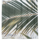Sun Kissed Palm Leaf #1 #tropical #wall #art Duschvorhang (Vorderseite)