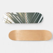 Sun Kissed Palm Leaf #1 #tropical #wall #art Skateboard (Horizontal)