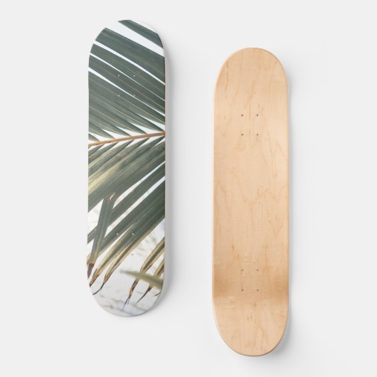 Sun Kissed Palm Leaf #1 #tropical #wall #art Skateboard (Vorderseite)