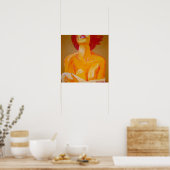 Sun-Kissed, Poster, Orange, Leben, Anbetung, Kimba Poster (Küche)