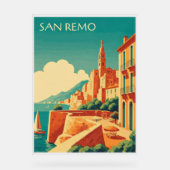 Sun-Kissed San Remo Acrylschild (Vorderseite)