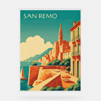 Sun-Kissed San Remo Acrylschild