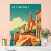 Sun-Kissed San Remo Acrylschild (Hochzeit)
