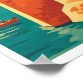 Sun-Kissed San Remo Poster (Ecke)