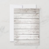 Sun Kissed Sandy Toes Salty Kisses UAWG RSVP Karte (Rückseite)