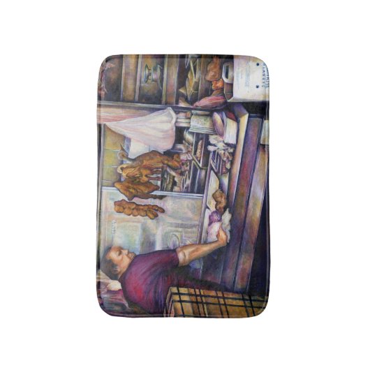 Sun-Kissed Singapore Badematte (Vorderseite Vertikal)