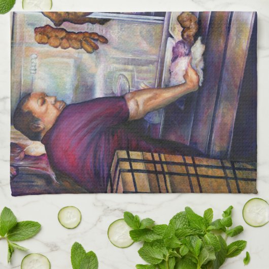 Sun-Kissed, Singapur Geschirrtuch (Gefaltet)