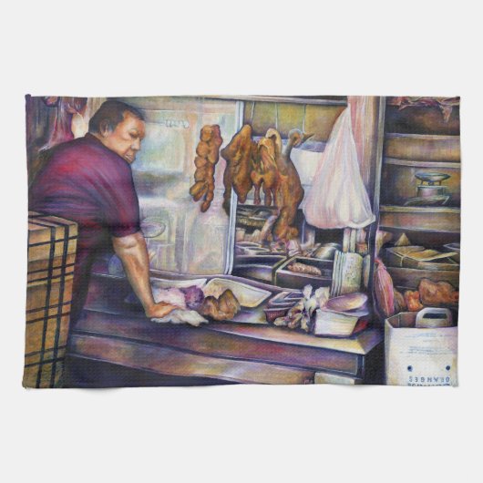 Sun-Kissed, Singapur Geschirrtuch (Horizontal)