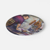 Sun Kissed Singapur Pappteller (Schrägansicht)