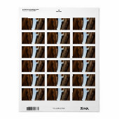 Sun-kissed Street Adressaufkleber (Vorne)