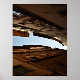 Sun-kissed Street Poster