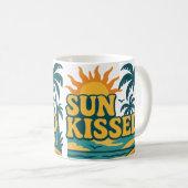 Sun Kissed Tasse - Retro-Ästhetische Sommerbeulen (VorderseiteRechts)