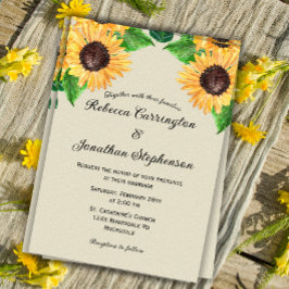 Sun-Kissed Vows: Einladung zur Hochzeit von Sonnen