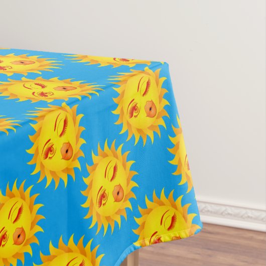 Sun Kisses emoji pattern  Tischdecke (Beispiel)