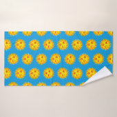 Sun Kisses, Sun Print Badehandtuch (Badehandtuch)