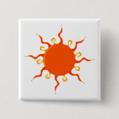 Sun-Knopf Button (Vorderseite)