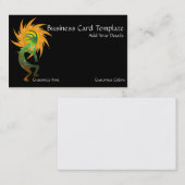 Sun Kokopelli Logo Business Card Visitenkarte (Vorne/Hinten)