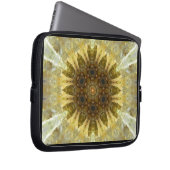 Sun-Kristall-Mandala Laptopschutzhülle (Vorne Rechts)