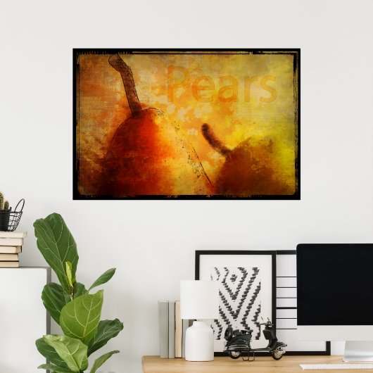 Sun küssen Birnen Art Print Poster (Heimbüro)