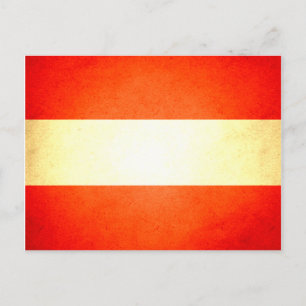 Sun küsste Austria Flag Postkarte