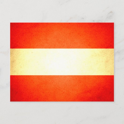 Sun küsste Austria Flag Postkarte (Vorderseite)