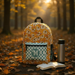 Sun küsste die Gänseblümchen und die glücklichen L Bedruckter Rucksack