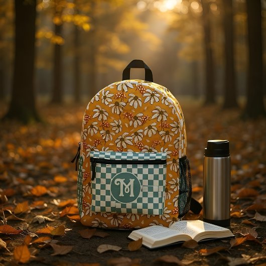 Sun küsste die Gänseblümchen und die glücklichen L Bedruckter Rucksack