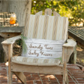 Sun küsste Sandy-Zehe-salzige Kuss-Kissen im Lendenkissen (Stuhl )