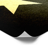 Sun küsste Texas Flag Poster (Ecke)