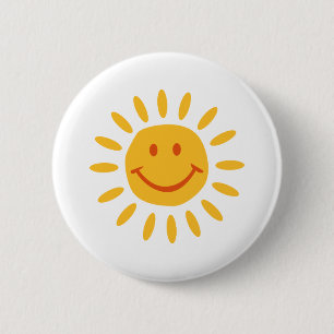 Sun - Lächeln Button